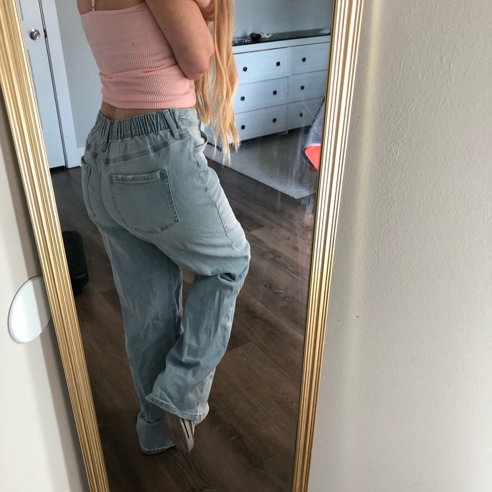 No Boundaries Light Blue Boyfriend Jeans
